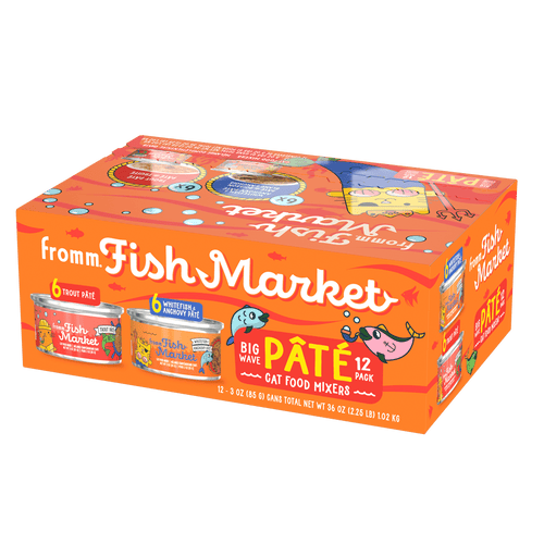 Fish Market Big Wave Pâté Cat Food Mixers - 12 Count Variety Pack