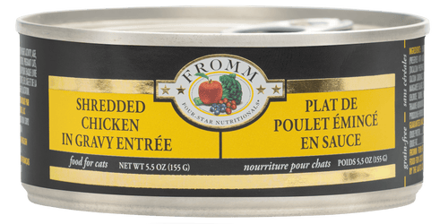 Fromm Four-Star Shredded Chicken in Gravy Entrée Wet Cat Food - 3oz