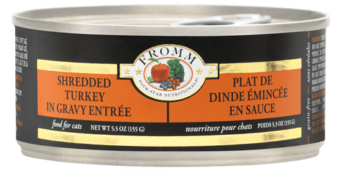 Four-Star Shredded Turkey in Gravy Entrée Wet Cat Food - 3oz