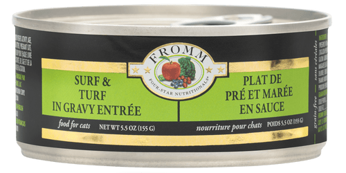 Four-Star Surf &Turf in Gravy Entrée Wet Cat Food - 3oz