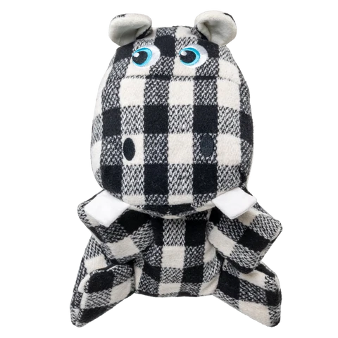 KONG Low Stuff Flanimalz Hippo Dog Toy - XL