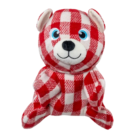 KONG Low Stuff Flanimalz Bear Dog Toy - XL