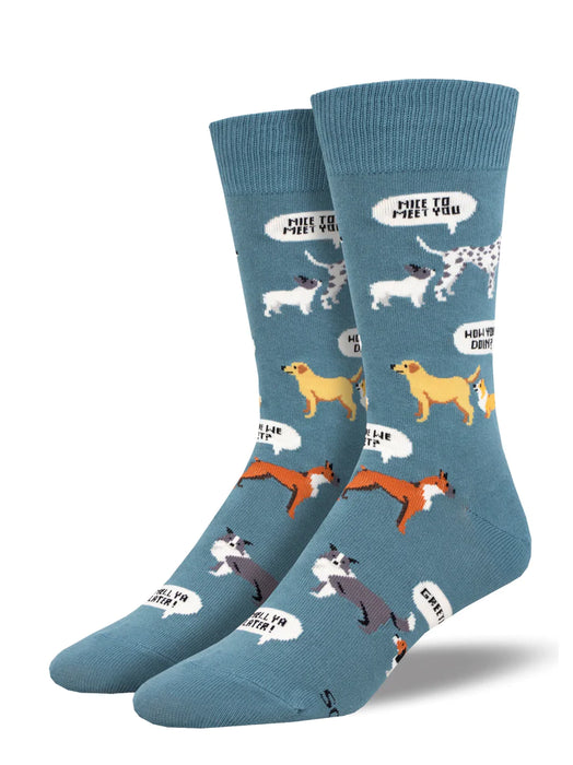 Socksmith® New Dog, Who Dis? - Cotton Crew Sock