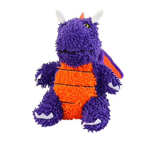 Mighty® Micro Balls Med: Micro Ball Medium Dragon Purple Dog Toy