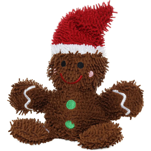 Mighty® Holiday: Micro Ball Medium Santa Gingerbread Man Christmas Dog Toy