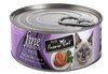 Fussie Cat Fine Dining - Pate - Mackerel with Beef Entree in gravy 2.82oz