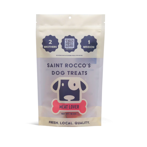 Saint Rocco's Meat Lover Dog Treat - 16oz