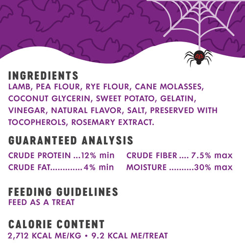 Finley's Monster Snacks Soft Chew Lamb and Sweet Potato Dog Treats - 6 oz.