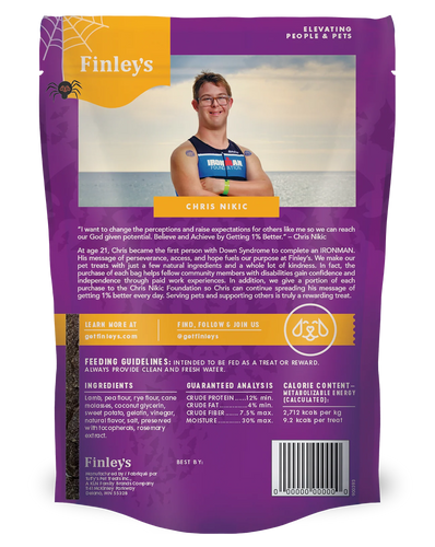 Finley's Monster Snacks Soft Chew Lamb and Sweet Potato Dog Treats - 6 oz.