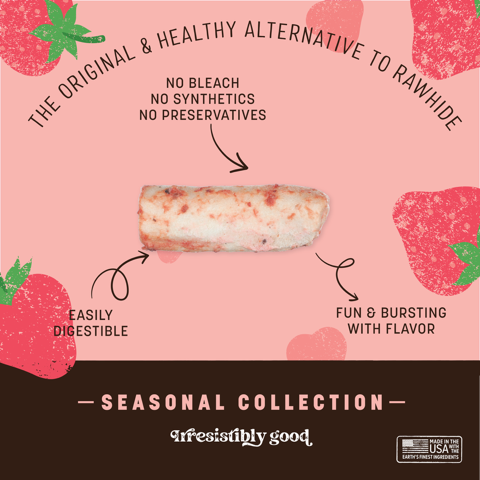 No-Hide® Strawberries & Cream 4 Rolls - Value Box of Six