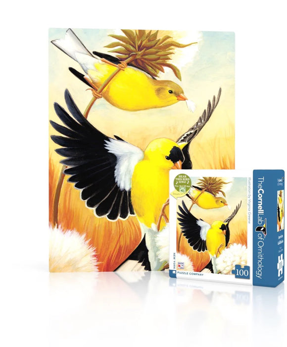 American Goldfinch Mini 100 Piece Mini Puzzle