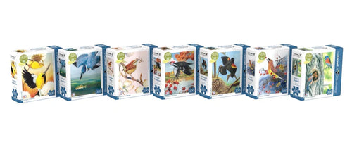 Cornell Birds Mini Puzzle Collector's Set Set of 7 Mini Puzzles