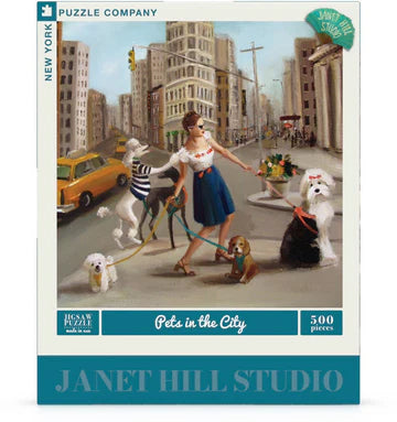 Pets in the City 500 Piece Jigsaw Puzzle