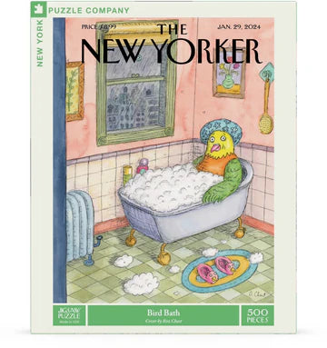 Bird Bath 500 Piece Jigsaw Puzzle
