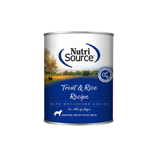 NutriSource® Trout and Rice Wet Dog Food - 12.3oz