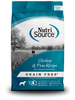 Nutri Source Grain Free Chicken & Peas Recipe Dry Dog Food 5lb