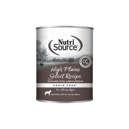 NutriSource® Grain Free High Plains Select Wet Dog Food - 12.3oz