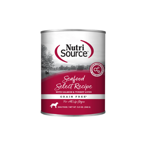 Nutrisource Grain Free Seafood Select Wet Dog Food - 12.3oz