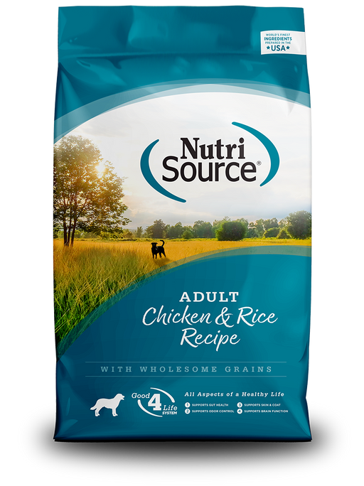 NutriSource® Adult Chicken & Rice Recipe Dry Dog Food