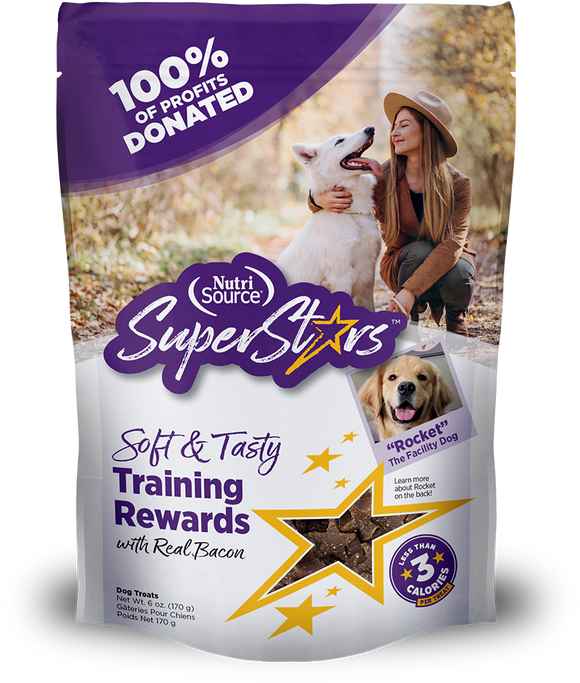 Nutri Source Super Star Dog Treat - Bacon 16oz.