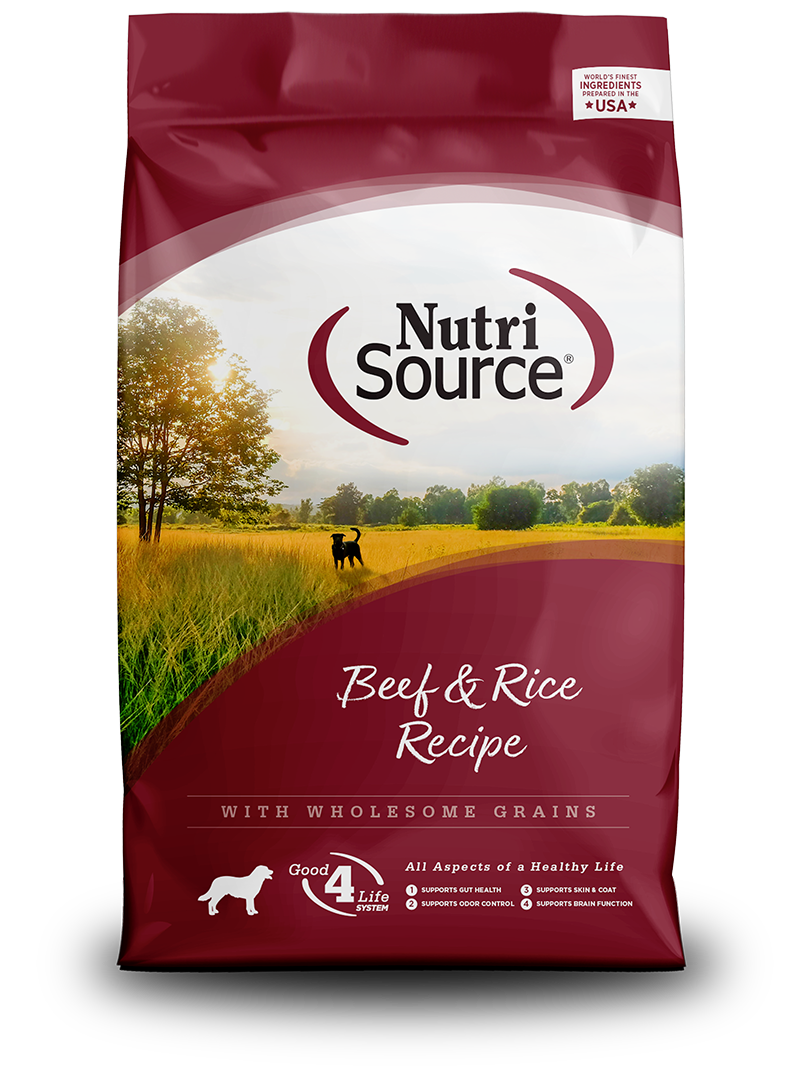 NutriSource® Adult Beef & Rice Recipe Dry Dog Food — Agri Feed Pet Supply