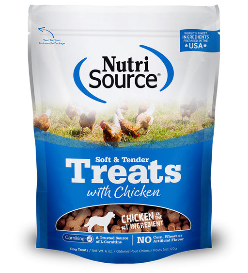 Nutri Source Soft & Tender Chicken Dog Treats 6oz.