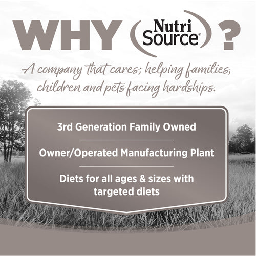 Nutrisource Senior Recipe Grain Free Dry Dog Food for Senior Dogs - 26lb