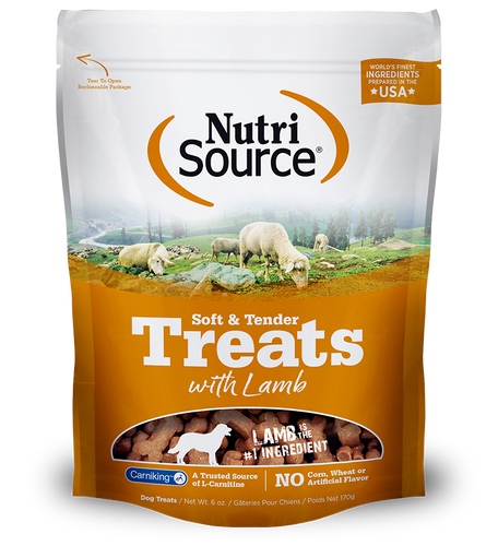 Nutri Source Soft & Tender Lamb Dog Treats 6oz.