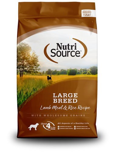 NutriSource® Large Breed Lamb & Rice Recipe Dry Dog Food