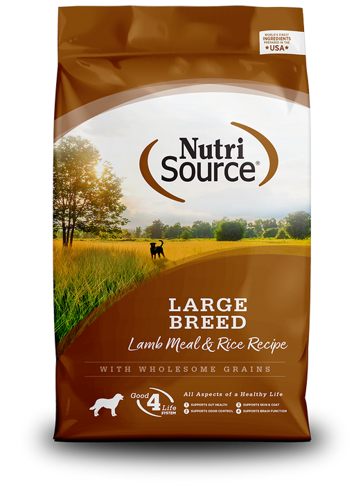 NutriSource® Large Breed Lamb & Rice Recipe Dry Dog Food