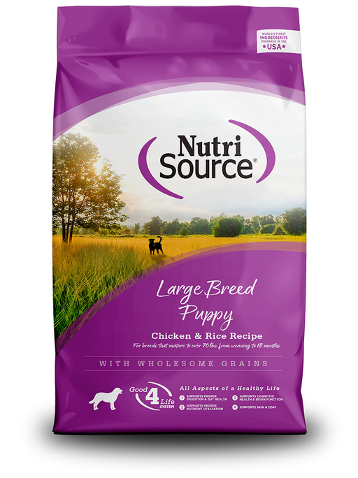 NutriSource® Large Breed Puppy Chicken & Rice Recipe Dry Dog Food