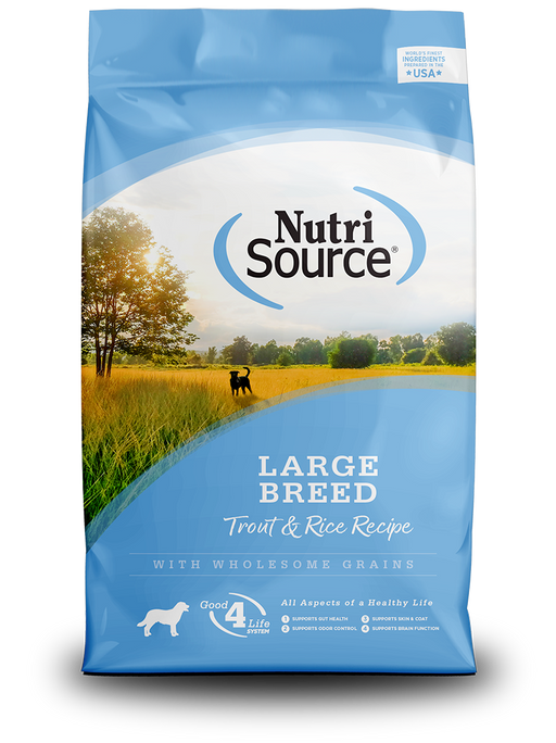 NutriSource® Large Breed Trout & Rice Recipe Dry Dog Food
