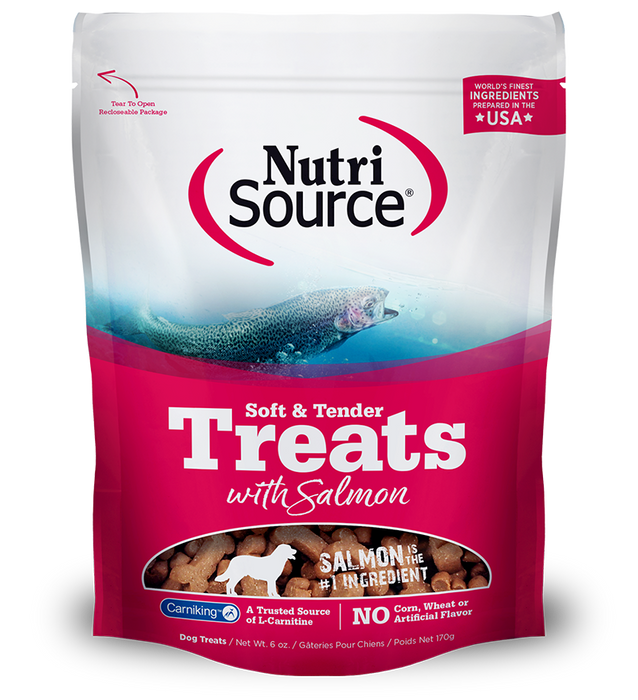 Nutri Source Soft & Tender Salmon Dog Treats 14oz