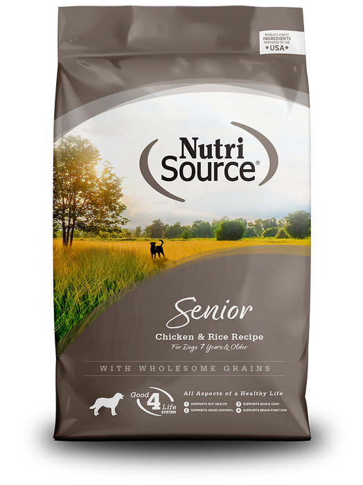NutriSource® Senior Chicken & Rice Recipe Dry Dog Food