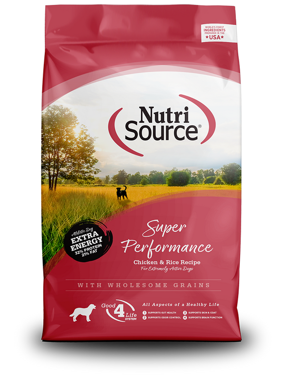 Nutrisource Super Performance Recipe 40lb