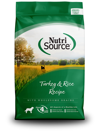 NutriSource® Adult Turkey & Rice Recipe Dry Dog Food