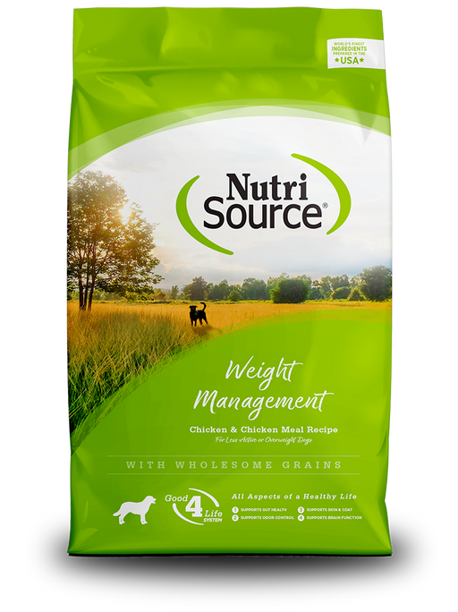 NutriSource® Weight Management Chicken & Rice Recipe Dry Dog Food
