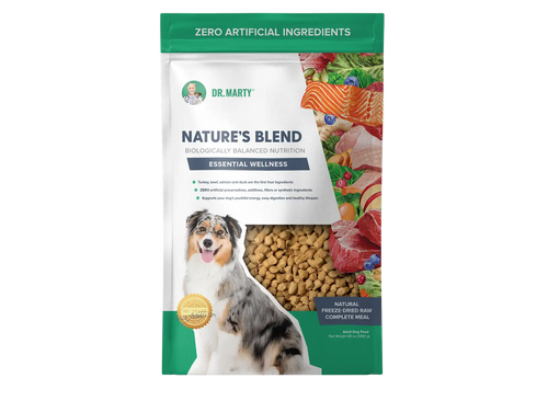 Dr. Marty's Nature's Blend Essential Wellness Premium Freeze-Dried Raw Dog Food - 48oz.