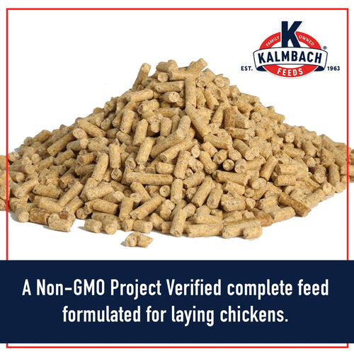 KALMBACH FEEDS 17% Non-GMO Layer Pellets for Chickens and Poultry - 50LB