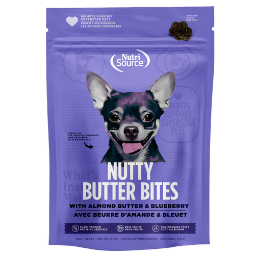 Nutrisource Almond Butter & Blueberry Nutty Butter Bites