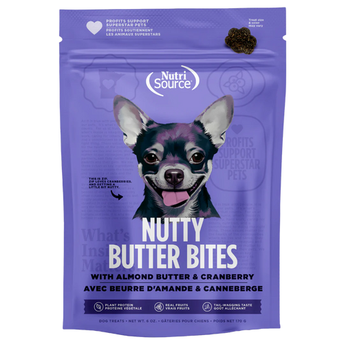 Nutrisource Almond Butter & Cranberry Nutty Butter Bites
