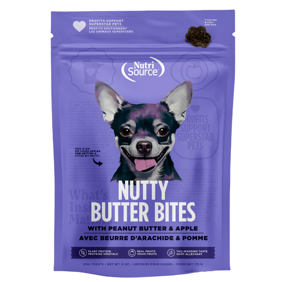 Nutrisource Peanut Butter & Apple Nutty Butter Bites