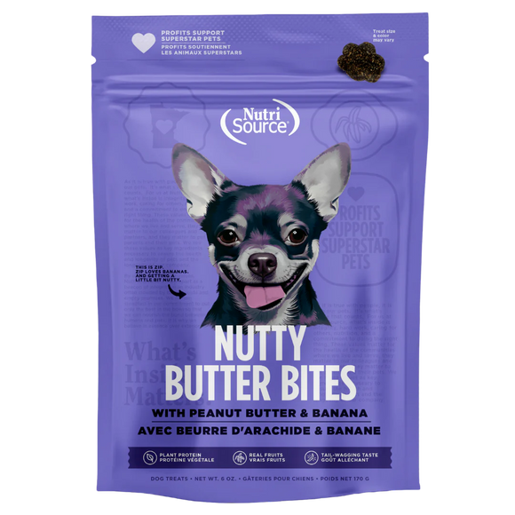 Nutrisource Peanut Butter & Banana Nutty Butter Bites