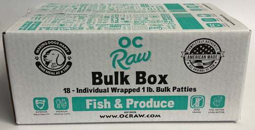 OC Raw Fish & Produce - 18lb Bulk Box - Knoxville, TN OC Raw Fish & Produce - 18lb Bulk Box - Knoxville, TN