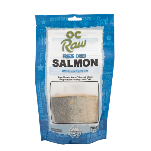 OC Raw Salmon ~ 3.2 oz Freeze Dried Dog Treats