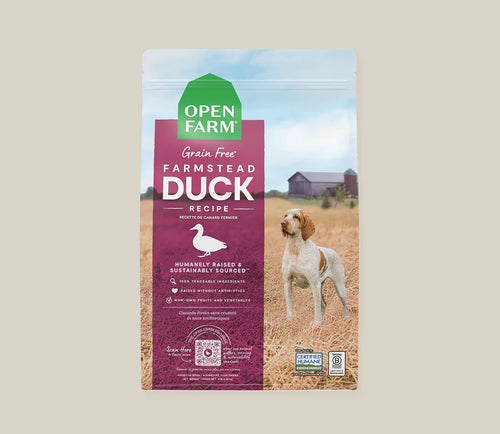 Open Farm Farmstead Duck Grain-Free Dog Kibble - 22lb