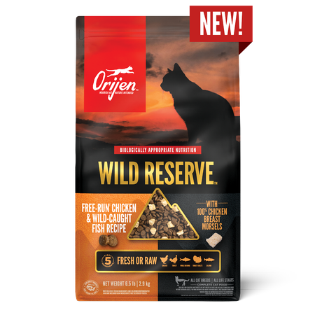 Orijen WILD RESERVE™, Free-run Chicken & Wild-Caught Fish Recipe Cat Food - 6.5lb