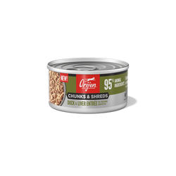 Orijen Chunks & Shreds, Duck & Liver Entrée Wet Cat Food - 5.5oz
