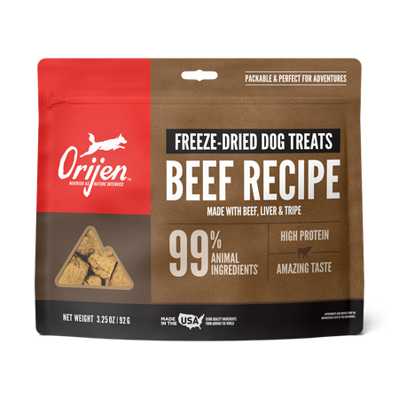 Orijen Beef Recipe Freeze-Dried Dog Treats 3.25oz