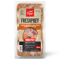 Orijen FreshPrey Turkey, Salmon & Pork Recipe With Grains - 16oz